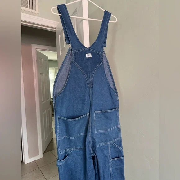 USED DENIM LIBERTY OVERALLS SIZE 32x32 - Picture 4 of 7